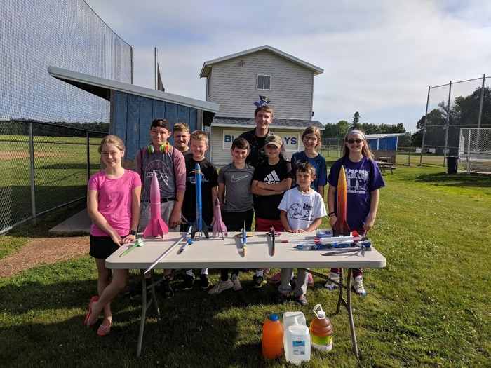 Summer school Rocket Building class.