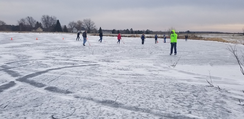 Before Christmas break, Outdoor Adventure students were able to play Broomball and Ice Skate during class.