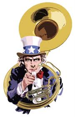 Uncle Sam Sousa wats YOU in the Athens marching band!