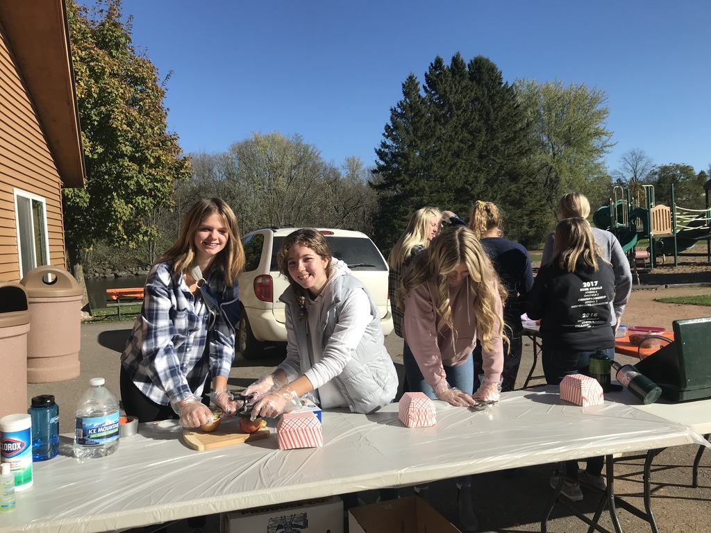 FCCLA members hard at work.