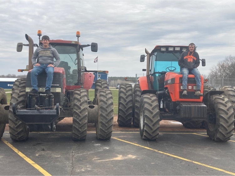 students and tractors 